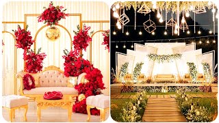 30 wedding decoration stage design ideas Most demanding heavy flower design decoration ideas [upl. by Kaia]