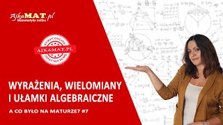 Wyrażenia wielomiany i ułamki algebraiczne [upl. by Trepur539]