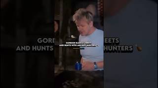 Gordon Ramsay Meets Ancient Hunters 🏺 gordonramsay cooking [upl. by Yssim852]