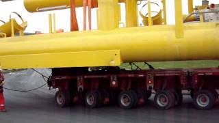 Subsea 7 Towhead Moved by ALE Heavy Lift [upl. by Einner]