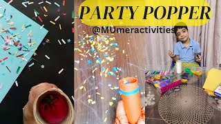 🥳 🎉DIY Party Popper  Tissue roll Party Popper  How To Make Party Popper at Home  Balloon Hacksp [upl. by Danell]