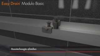 Douchegoot plaatsen – Easy Drain Modulo Basic Nederlands [upl. by Enelie752]