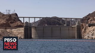 Megadrought causes perilously low water levels at Lake Mead [upl. by Nesaj]