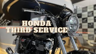 Third Service amp Ownership Cost Analysis  2023 Honda CB 350 Highness  DLX PRO  Pearl Black [upl. by Yleoj]