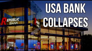 USA BANK COLLAPSES  FDIC Closes Republic First as USA Interest Rates Claims First Financial Victim [upl. by Demaria185]