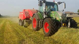 Fendt 516 profiplus e Massey Ferguson 2170 cutter [upl. by Kellia]