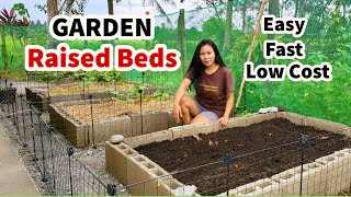 How to Build Raised Garden Beds Cheap and Easy  DIY Raised Garden Bed [upl. by Decato355]