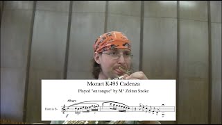 Cadenza Mozart k495  concerto n4 Mozart  Zoltán Szőke [upl. by Oniluap347]