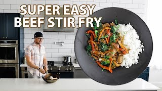 Easy Beef Stir Fry Recipe [upl. by Tarsuss200]