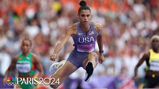 Sydney McLaughlinLevrone glides to 400m hurdles final with ease  Paris Olympics  NBC Sports [upl. by Alisha]