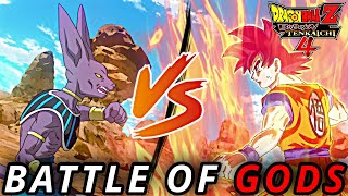 Battle Of GODS Goku vs Beerus DBZ Tenkaichi 4 [upl. by Immas]