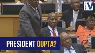 If the shoe fits  Maimane forced to withdraw President Gupta comment [upl. by Quillon466]