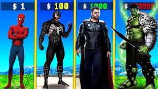 1 SUPERHERO SUIT to 1000000000 SUPERHERO PART1 [upl. by Sauder]