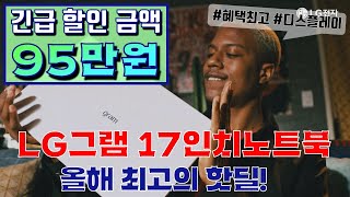 🚨긴급 95만원 할인🚨 LG 그램 17인치노트북 quot올해 최고의 핫딜quot  가성비 노트북  LG 그램 17 울트라 5  사무용 노트북 [upl. by Sulohcin]