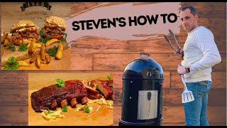 HOW TO  bbqen met Steven TODAYS MENU  PULLED PORK EN RIBBEN [upl. by Ayit872]