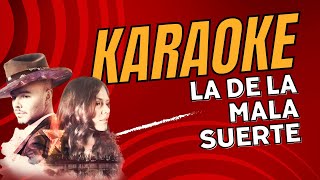 JESSE amp JOY La de la mala suerte karaoke [upl. by Lahcym716]