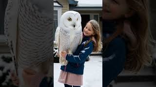 Mystical Tale of the Snow Owl  Owl  Owl Sounds  cute owl [upl. by Gwendolin687]