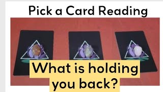 Pick a Card Reading What is holding you back [upl. by Turner]