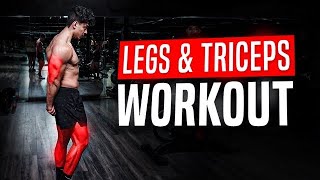 An AESTHETIC Legs amp Triceps Workout [upl. by Adnalue]