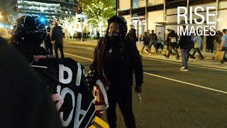 Knife Wielding ANTIFABLM protester is Knocked out in Washington DC [upl. by Welker]