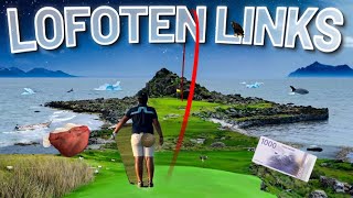 9 holes of Relaxing golf at LOFOTEN LINKS Back 9 Norway´s 1 rated course [upl. by Marijane]