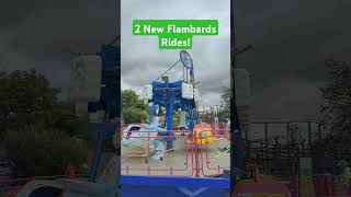 2 New Rides  Flambards Theme Park themepark newride flambards cornwall [upl. by Aicittel]