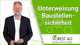 Baustellensicherheit Unterweisung online  Baustellenverordnung [upl. by Enigroeg]