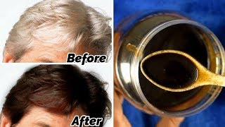 सफेद बालों को जड़ से काला करने का आसान नुस्खा मेहंदी का तेल Turn white hair to black permanently wih [upl. by Painter]