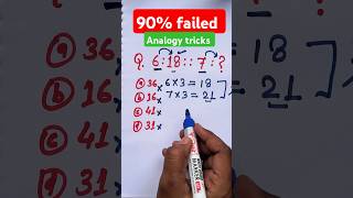 Analogy Reasoning Tricks analogy reasoning ntpc sscgd ssccgl2024 [upl. by Timotheus]