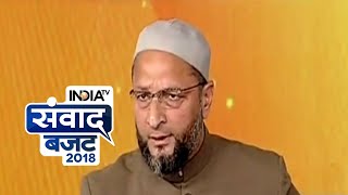 AIMIM chief Owaisi loses his cool during debate [upl. by Ahseekat]