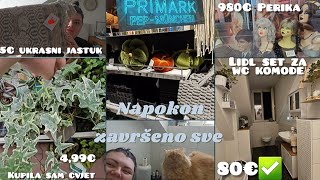 LIDL Set KOMODE za WC 80€ ODLČNO  PRIMARK Razočarana i Sa mužem do grada [upl. by Eymaj855]