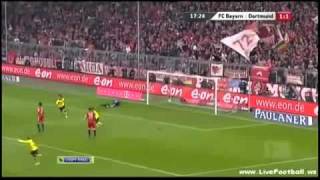 Bayern München 1  3 Borussia Dortmund Full Highlights 26022011 [upl. by Nytsyrk]