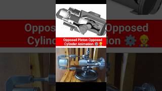 OPOC engine animation ⚙️👷‍♂️ animation mechanical engineering 3d cad 🔥 [upl. by Gwyneth]