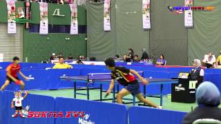 SUKMA XVI  Ashraf Kedah Juara Ping Pong L [upl. by Cerelia362]