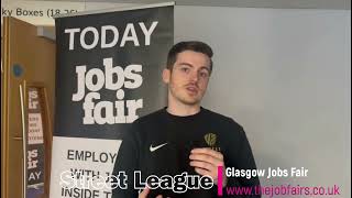 Street League at the Glasgow Jobs Fair on Wednesday 19th June 2024 [upl. by Deevan11]