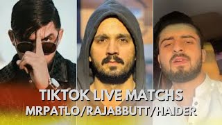 Rajab VS Patlo VS Haider VS Ayat Big Match in TikTok live History 😲 rajabfamily [upl. by Mccready547]