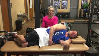 Dry needling the Quadratus Lumborum CORE physical therapy Omaha [upl. by Anett494]