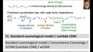 11 Standard cosmological model  Lambda CDM [upl. by Sturrock]