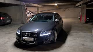 Audi A6 4FC6 folding mirrors with the key button  unfolding with the ignition [upl. by Assirim]