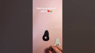 Making an avocado pop it ❤️🥑quickcrafts 10minutecraft [upl. by Aikim]