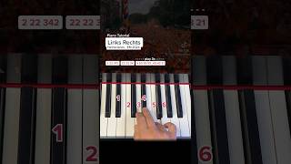 Links Rechts Netherlands EM 2024  Piano Tutorial pianotutorial learnpiano em2024 [upl. by Eibot]