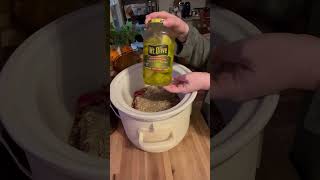 Crockpot Shredded Beef Sandwiches  Easy Recipe dinner easyrecipe cooking [upl. by Hendel469]