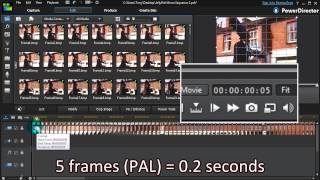 PowerDirector Image Sequence Video Tutorial [upl. by Anirdnajela240]