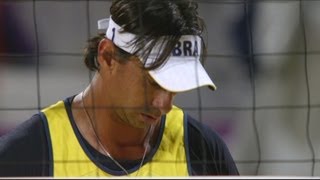 Beach Volleyball Mens Quarterfinals  Germany v Brazil Full Replay  London 2012 Olympics [upl. by Bartosch]