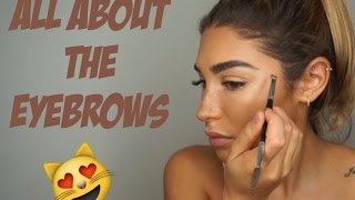 My FULL Eyebrow Tutorial Chantel Jeffries [upl. by Chafee]