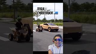 Tesla cybertruck made of wood 🪵 🚛 NDWoodArtShorts shorts elonmusk tesla trending viralshorts [upl. by Yclek118]