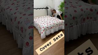 Pure Cotton Bed Cover Sets 3Piece amp 4Piece Options for All Seasons purecotton modernspacesavers [upl. by Joshua]