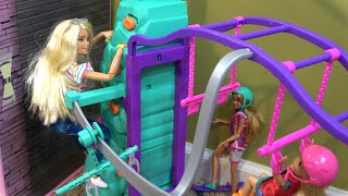 Barbie and Ken at Barbie Dream House Story Barbie Prank Day and Ken Sport Playset [upl. by Sol]