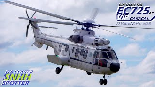 Eurocopter EC725 CARACAL VIP VH36 HELICÓPTERO PRESIDENCIAL FAB8506 VÍDEO Decolagem e aproximação [upl. by Sascha]