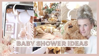 NEW BABY SHOWER IDEAS  BOHO BABY SHOWER  BABY SHOWER ON A BUDGET [upl. by Nerissa]